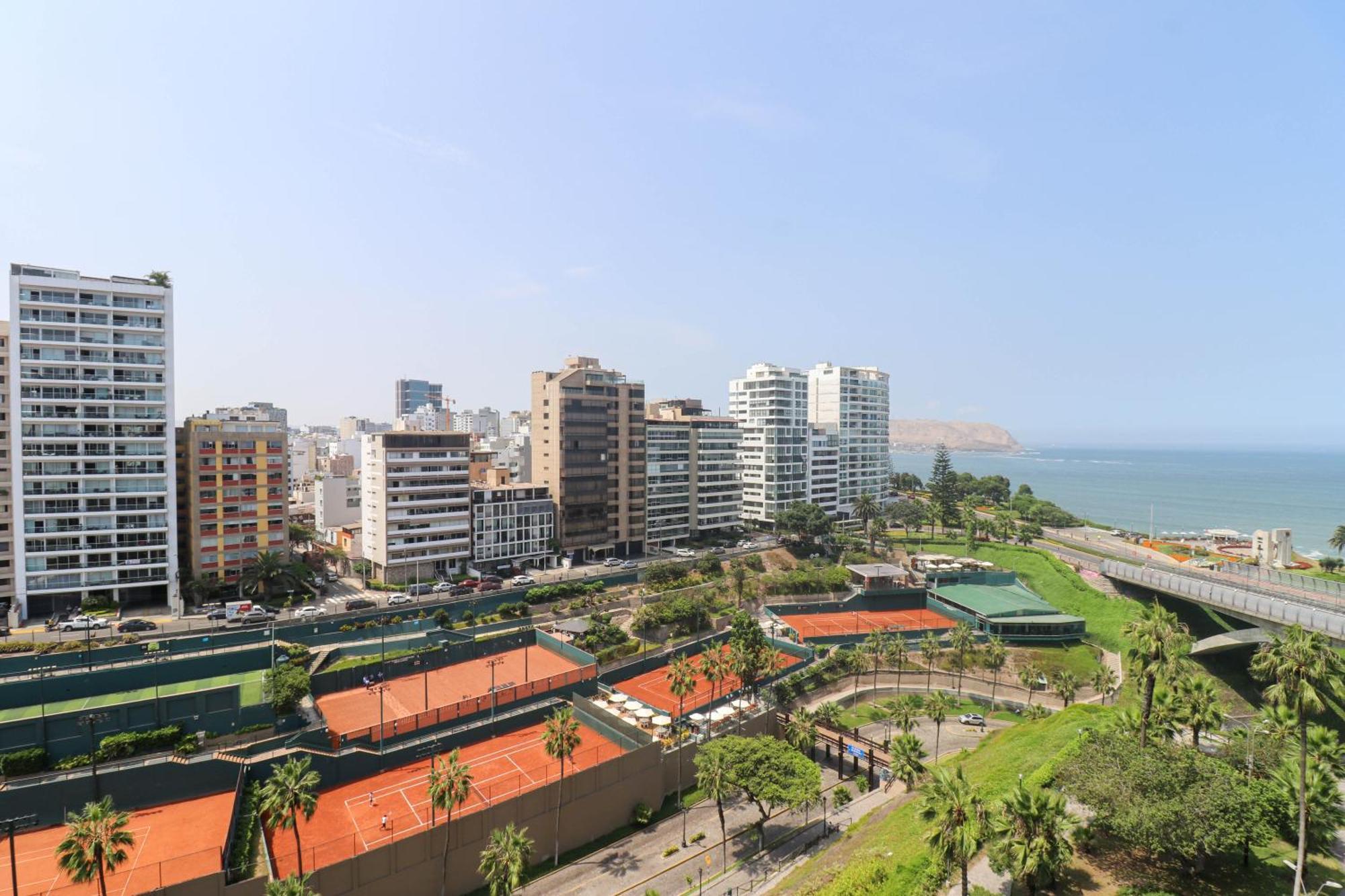 Appartement Stylish 3Br With Ocean View à Lima Extérieur photo